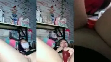 Abby BBW Colmek Dildo Becek Ngangkang Live Mango Hot