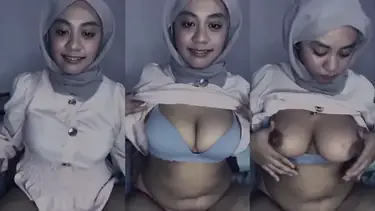 Hijab Abu Pamer Toket Montok Amatir Indo Viral